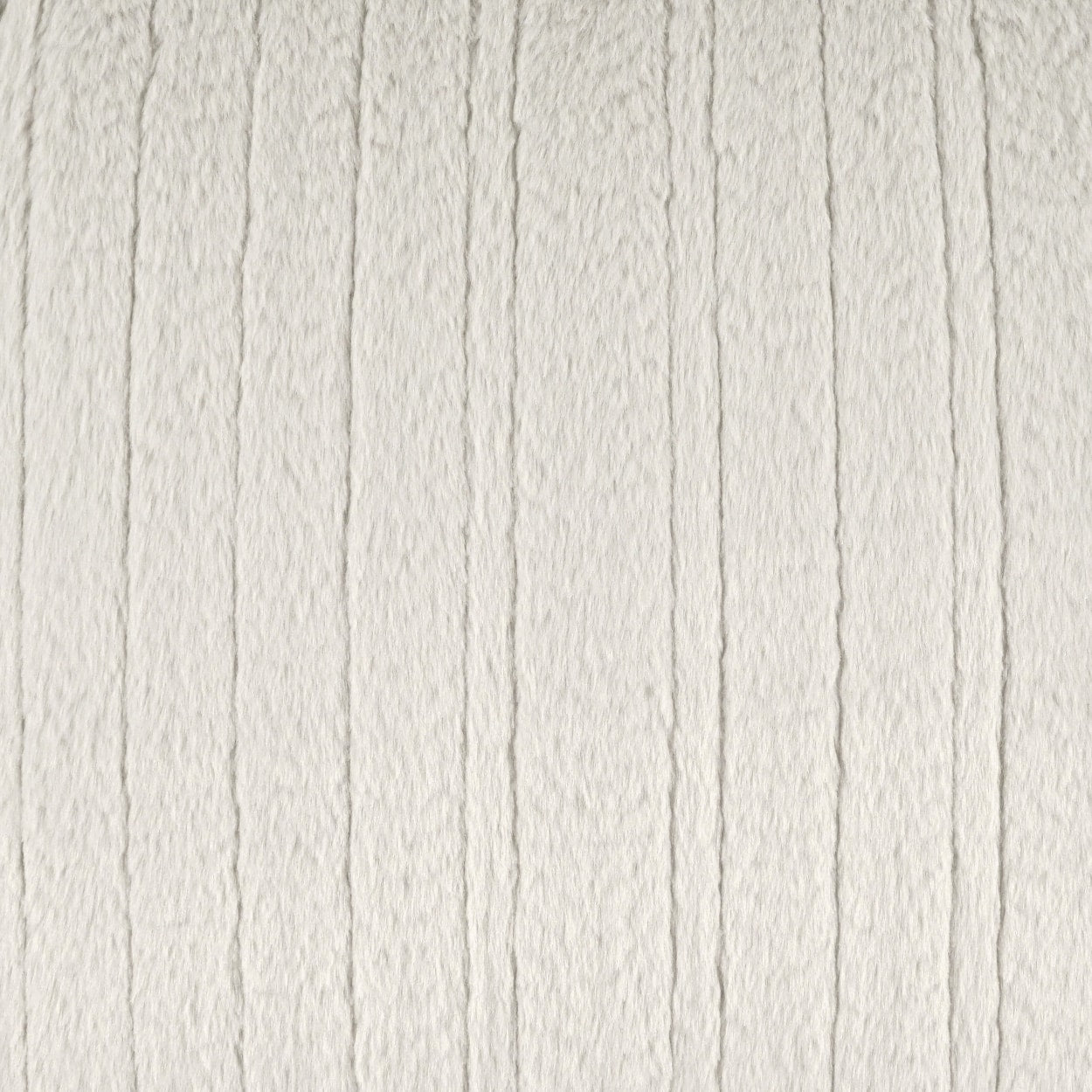 Cream ribbed fabric texture with vertical grooves, soft linen-like material for upholstery or drapes.
