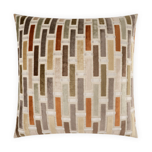 D.V. KAP HOME   24" x 24" Lombardia Pillow Modern, Geometric, Transitional    - 4296-2424