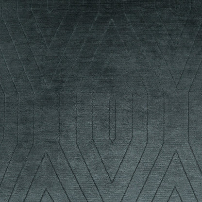 D.V. KAP HOME   24" x 24" Lisse Pillow - Indigo Solid, Geometric, Transitional    - 4297-I-2424