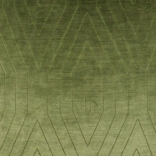D.V. KAP HOME 4297-P-YARD Lisse Fabric - Pine Solid, Geometric, Transitional  Green   - Lisse