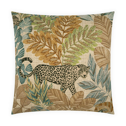 D.V. KAP HOME   24" x 24" Etosha Pillow - Earth Animal, Novelty, Floral    - 4302-E-2424