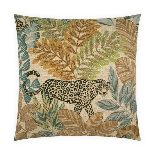 D.V. KAP HOME   24" x 24" Etosha Pillow - Earth Animal, Novelty, Floral    - 4302-E-2424