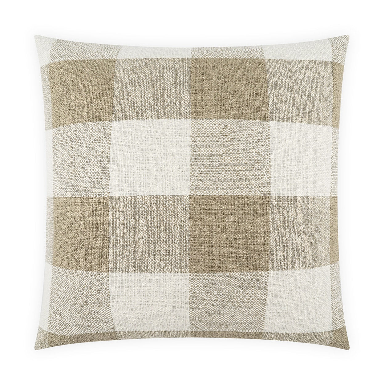 D.V. KAP HOME   24" x 24" Checked Out Plaid - Check, Farmhouse, Beach    - 4303-M-2424