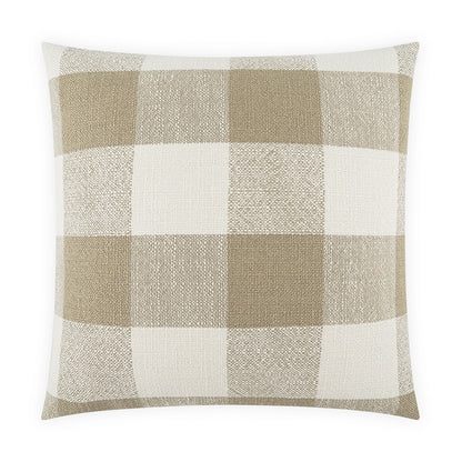 D.V. KAP HOME   24" x 24" Checked Out Plaid - Check, Farmhouse, Beach    - 4303-M-2424