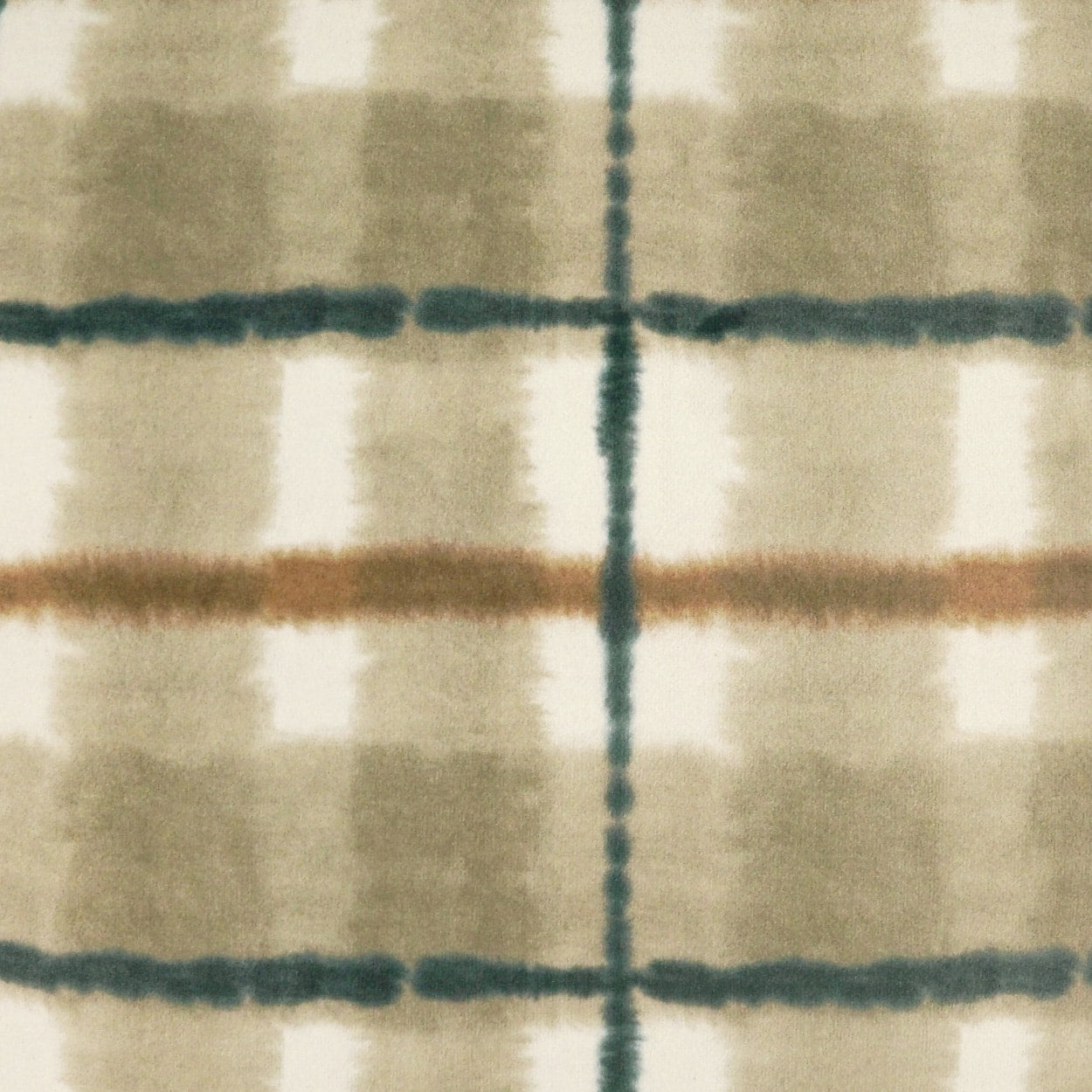 D.V. KAP HOME 4306-M-YARD Henley Fabric - Mushroom Plaid - Check, Western Chic  Taupe, Brown   - Henley