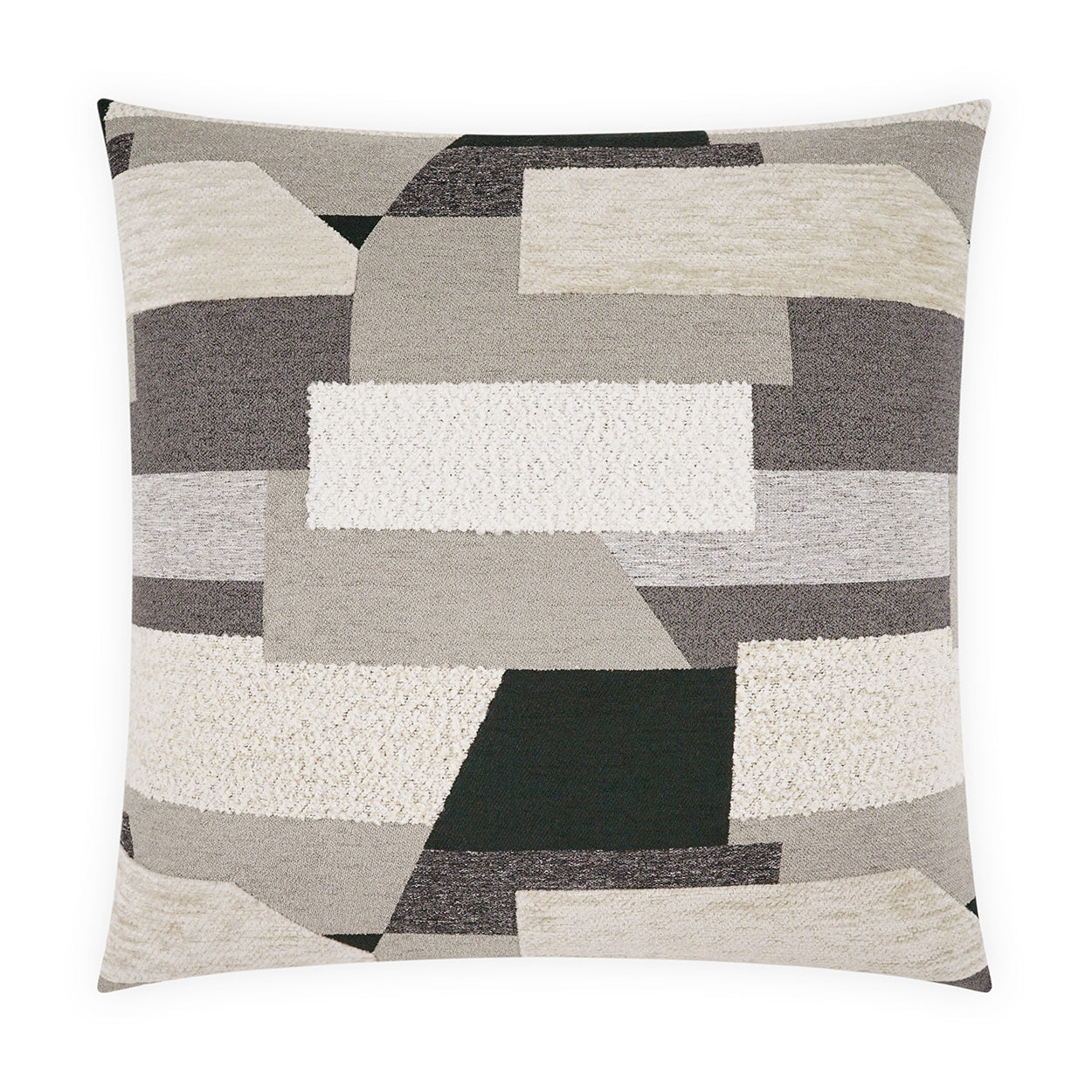 D.V. KAP HOME   24" x 24" Lesina Pillow - Zinc Modern, Abstract, Global    - 4309-Z-2424