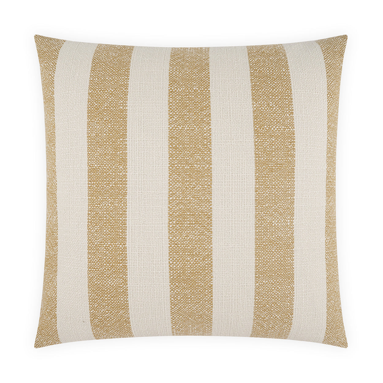 D.V. KAP HOME   24" x 24" Roxbury Pillow - Sunflower Stripes, Beach, Farmhouse    - 4311-S-2424