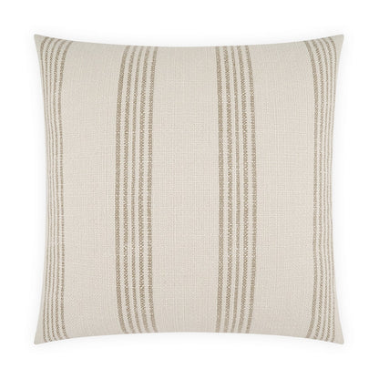 D.V. KAP HOME   24" x 24" Hillcrest Stripes, Beach    - 4313-M-2424