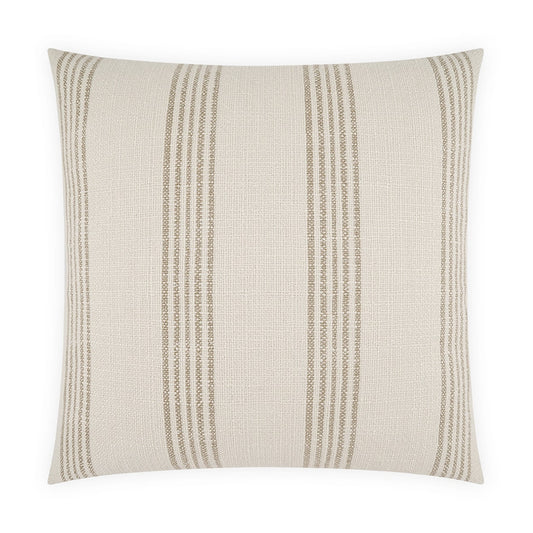 D.V. KAP HOME   24" x 24" Hillcrest Stripes, Beach    - 4313-M-2424