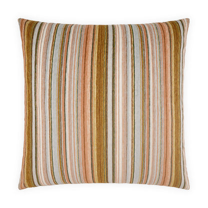 D.V. KAP HOME   24" x 24" Elevado Pillow - Beach Stripes, Beach    - 4316-B-2424