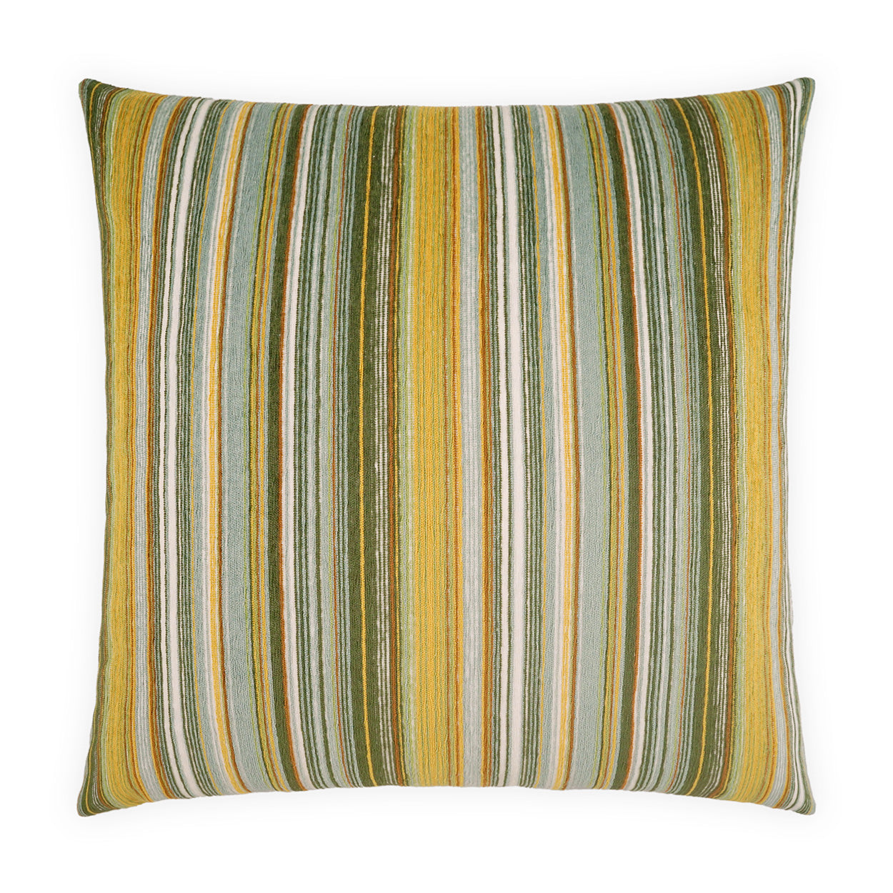D.V. KAP HOME   24" x 24" Elevado Pillow - Mineral Stripes, Beach    - 4316-M-2424
