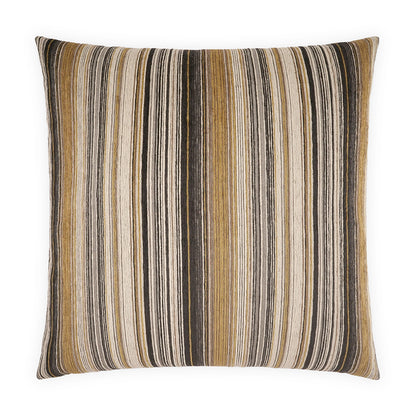 D.V. KAP HOME   24" x 24" Elevado Pillow - Tweed Stripes, Beach    - 4316-T-2424