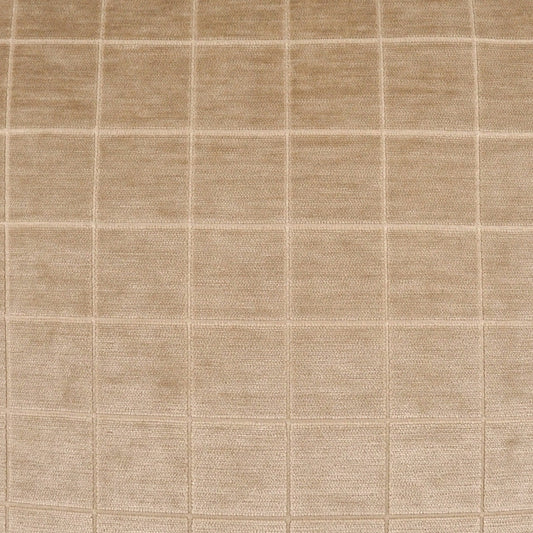 D.V. KAP HOME 4317-F-YARD Camden Check Fabric - Fawn Solid, Plaid - Check  Taupe, Ivory   - Camden Check