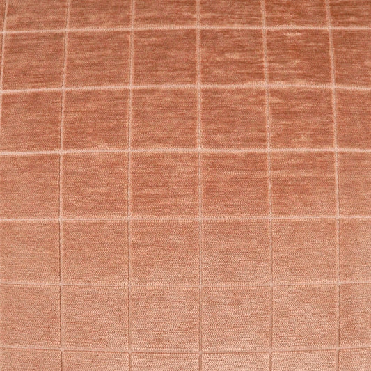 D.V. KAP HOME 4317-S-YARD Camden Check Fabric - Salmon Solid, Plaid - Check  Coral,Salmon   - Camden Check