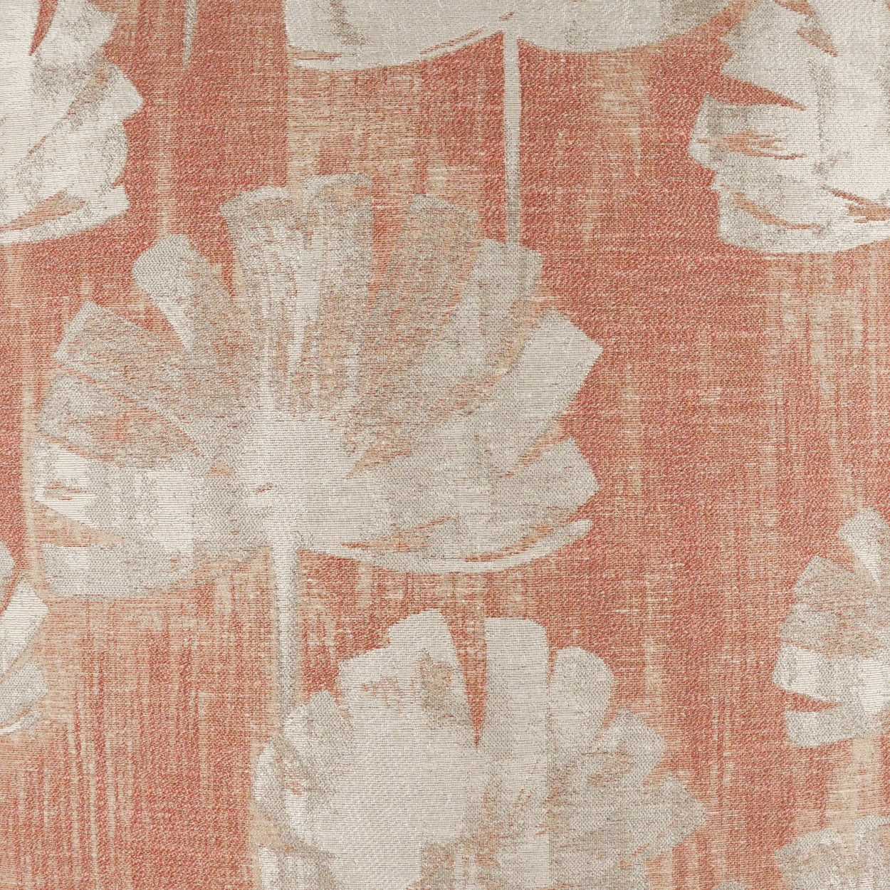 D.V. KAP HOME 4318-C-YARD Emberleaf Fabric - Coral Floral, Transitional, Glam  Coral,Salmon   - Emberleaf