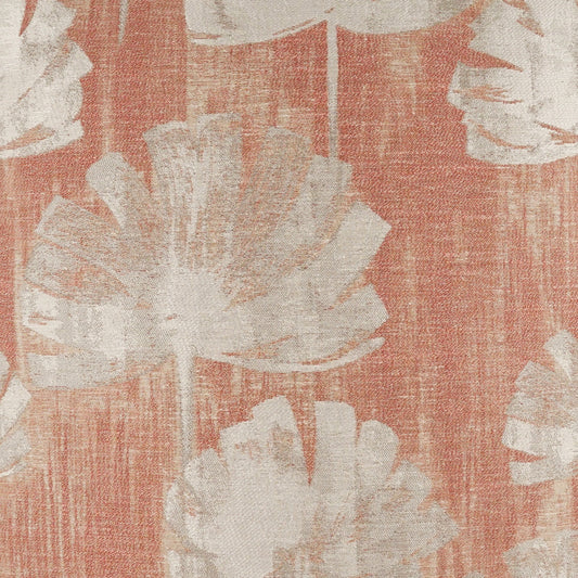 D.V. KAP HOME 4318-C-YARD Emberleaf Fabric - Coral Floral, Transitional, Glam  Coral,Salmon   - Emberleaf