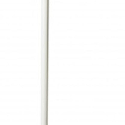 73" White LED Torchiere Floor Lamp With White