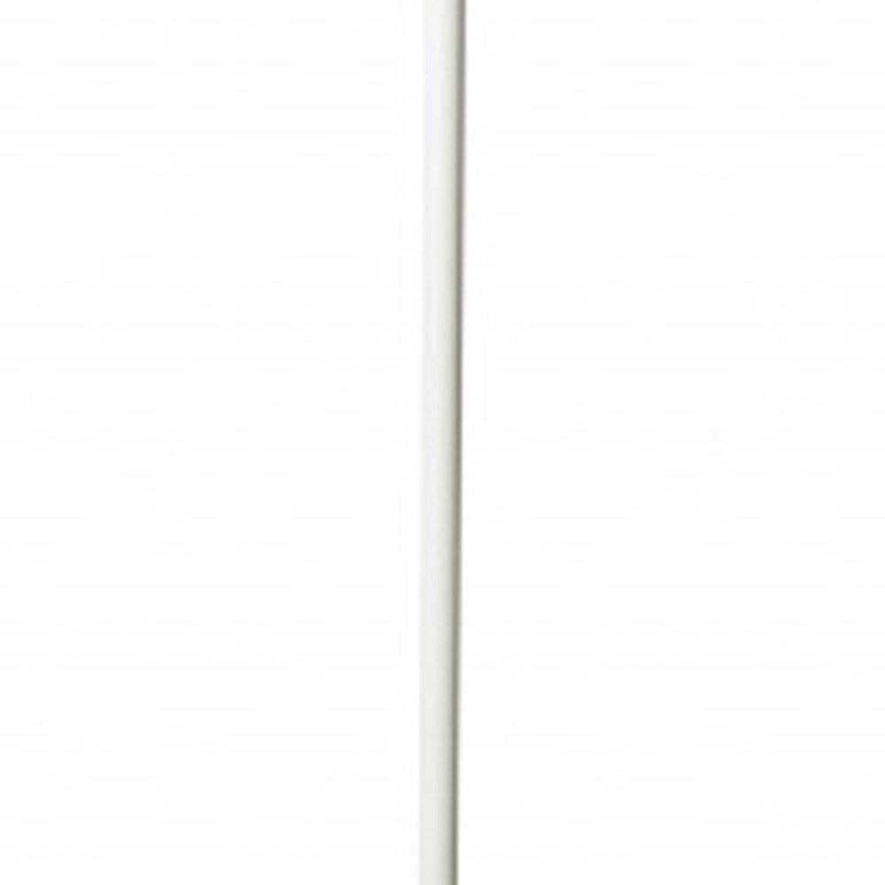 73" White LED Torchiere Floor Lamp With White