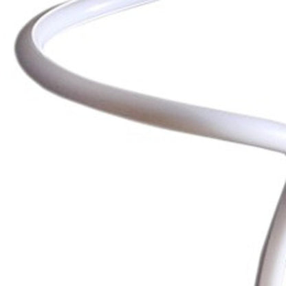 51" White LED Novelty Floor Lamp With White