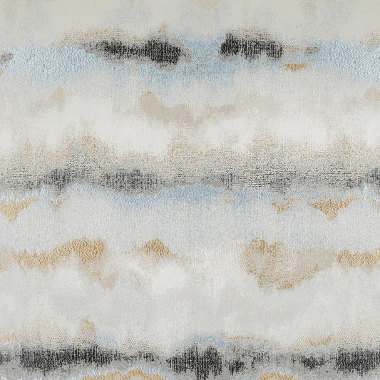 D.V. KAP HOME 4319-YARD Quarry Fabric Abstract, Transitional, Glam  Silver, Mist   - Quarry