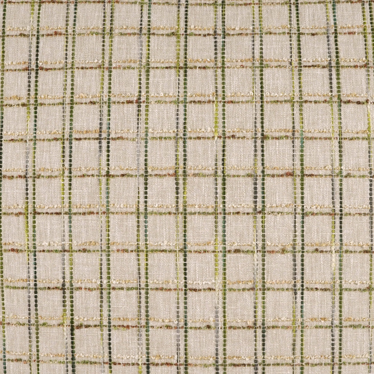 D.V. KAP HOME 4321-B-YARD Landis Fabric - Basil Plaid - Check, Beach, Farmhouse  Green   - Landis