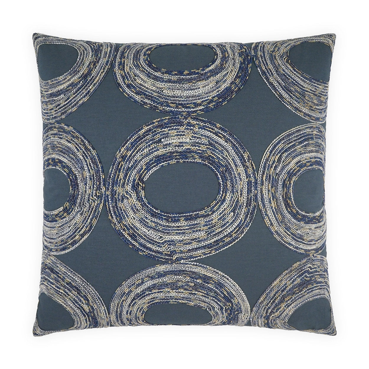 D.V. KAP HOME   24" x 24" Eclissi Global, Circular - Dots, Transitional, Beach    - 4322-2424