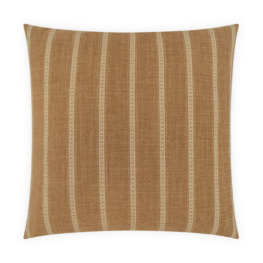 D.V. KAP HOME   24" x 24" Lomita Pillow - Saddle Stripes, Western Chic, Beach    - 4325-S-2424
