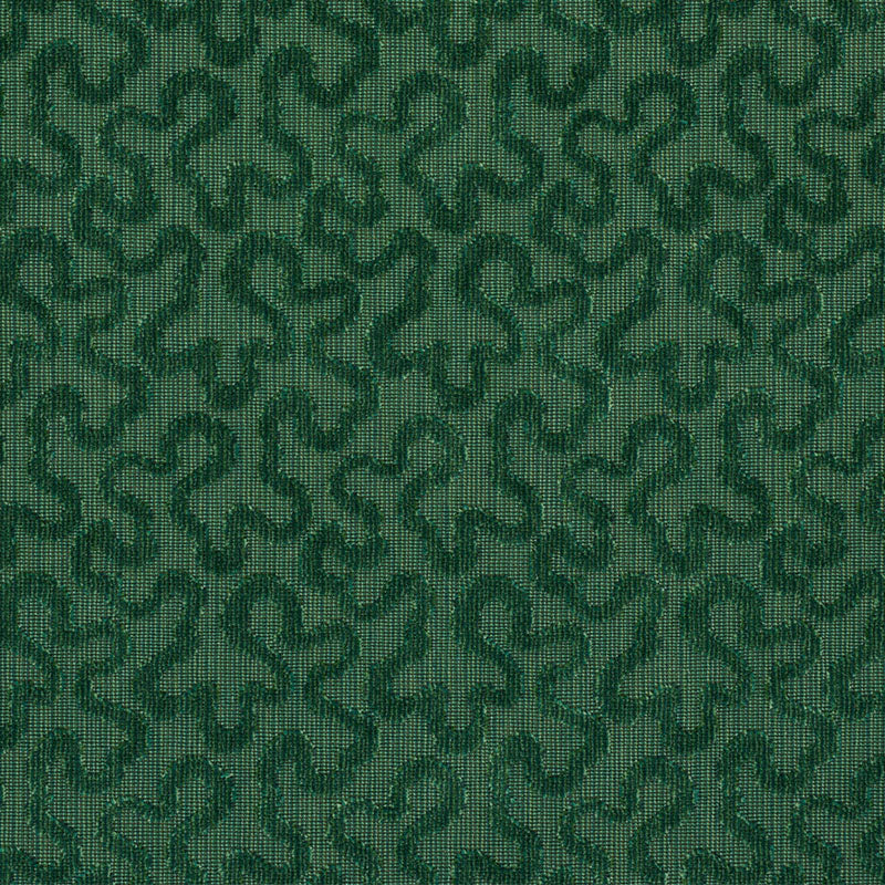 SCHUMACHER  CLASSIC WOVENS VERMICELLI VELVET   Emerald   - 43278