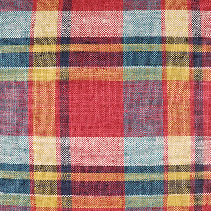 D.V. KAP HOME   24" x 24" Ansel Pillow Plaid - Check, Traditional, Farmhouse    - 4328-2424