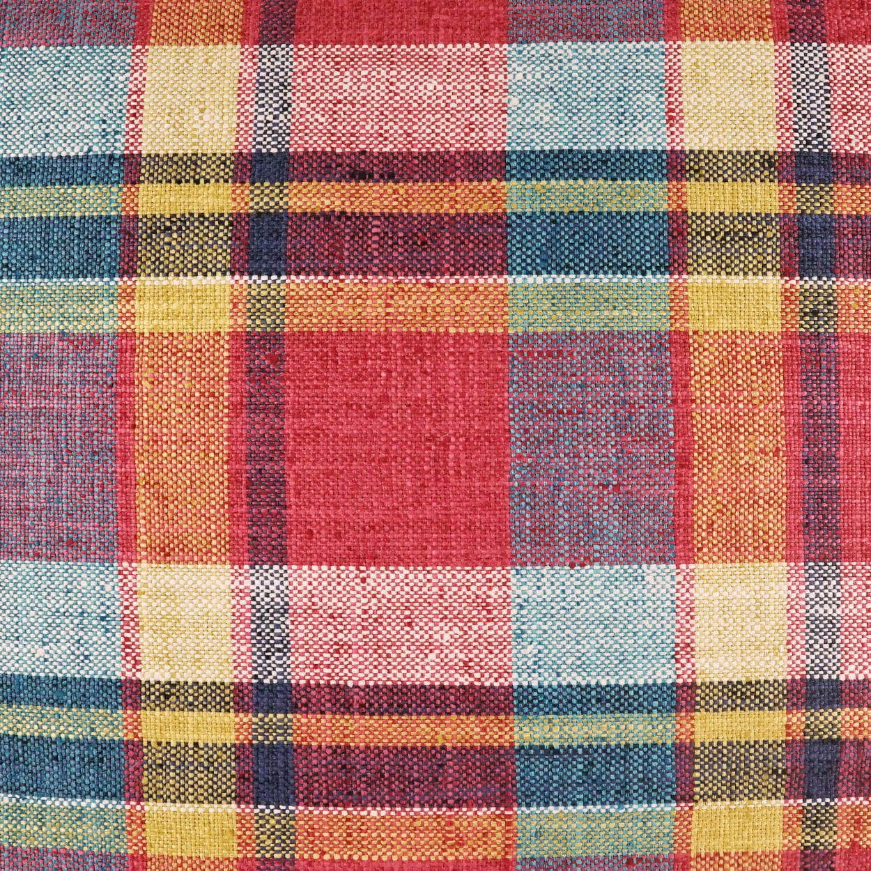 D.V. KAP HOME 4328-YARD Ansel Fabric Plaid - Check, Traditional, Farmhouse  Fuchsia   - Ansel