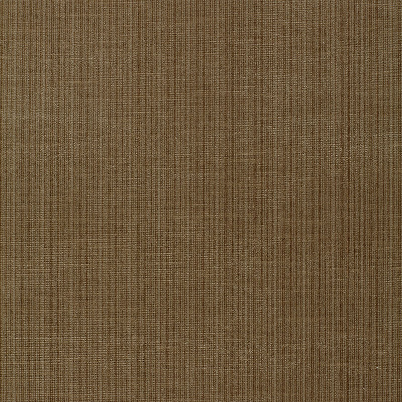 SCHUMACHER FABRIC  PERFECT BASICS ANTIQUE STRIE VELVET   FLAX   - 43280