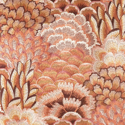 D.V. KAP HOME   24" x 24" Milla Floral, Embroidery, Traditional, transitional    - 4332-S-2424