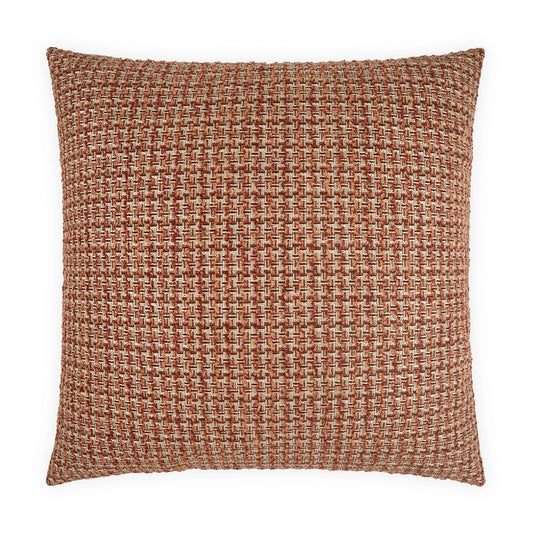 D.V. KAP HOME   24" x 24" Talita Pillow - Crimson Traditional, Farmhouse    - 4333-C-2424