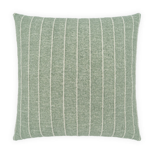 D.V. KAP HOME   24" x 24" Traverse Pillow - Aloe Stripes, Farmhouse, Beach    - 4340-A-2424