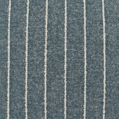 D.V. KAP HOME   24" x 24" Traverse Pillow - Blue Stripes, Farmhouse, Beach    - 4340-B-2424