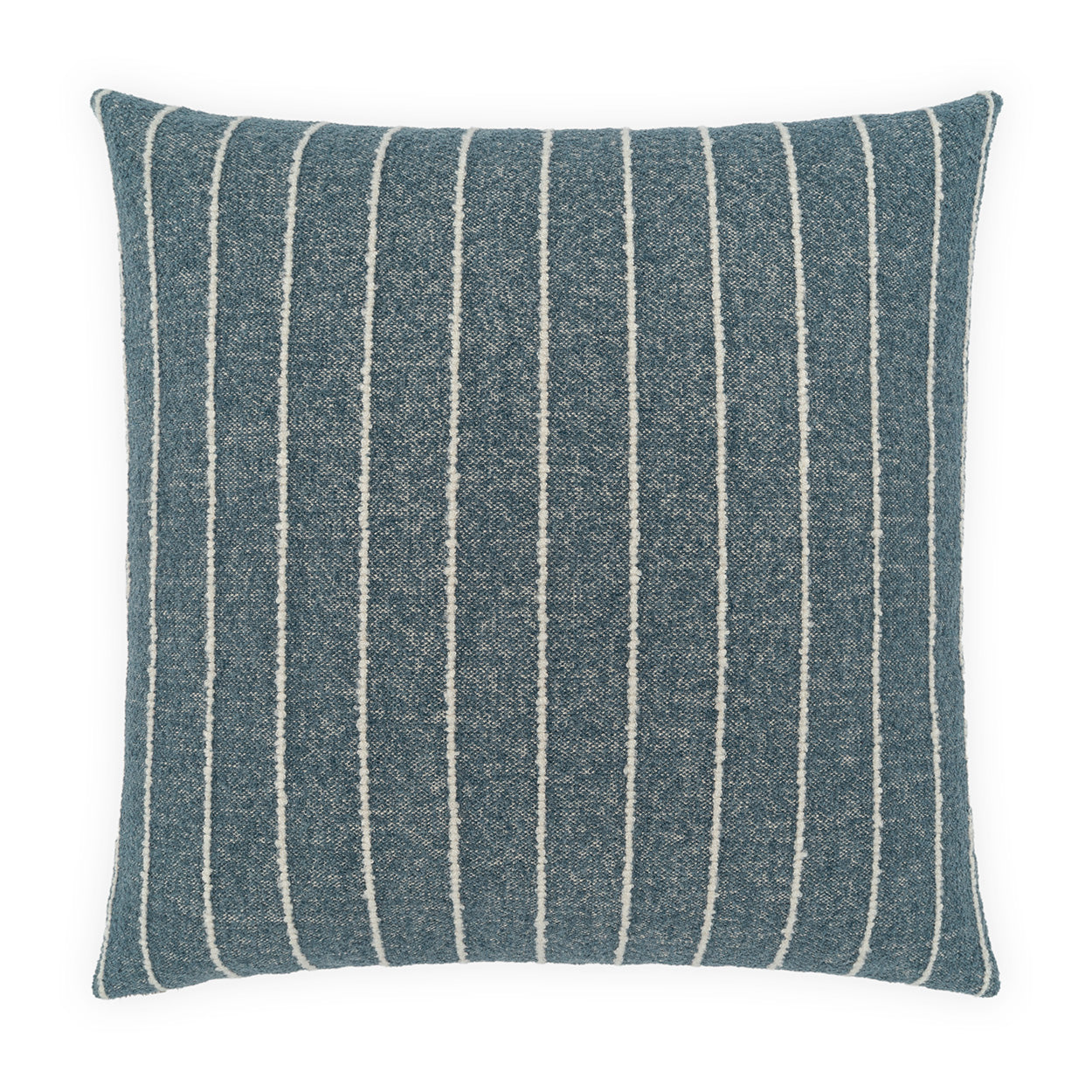 D.V. KAP HOME   24" x 24" Traverse Pillow - Blue Stripes, Farmhouse, Beach    - 4340-B-2424