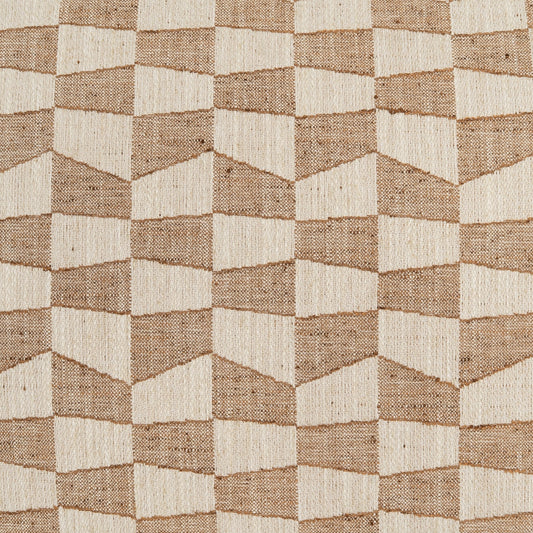 D.V. KAP HOME 4341-C-YARD Wilkie Fabric - Clay Geometric, Modern, Global  Copper   - Wilkie