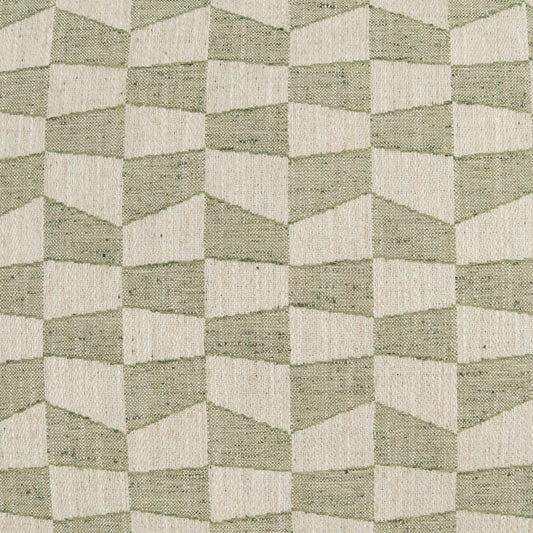 D.V. KAP HOME 4341-F-YARD Wilkie Fabric - Fern Geometric, Modern, Global  Green   - Wilkie
