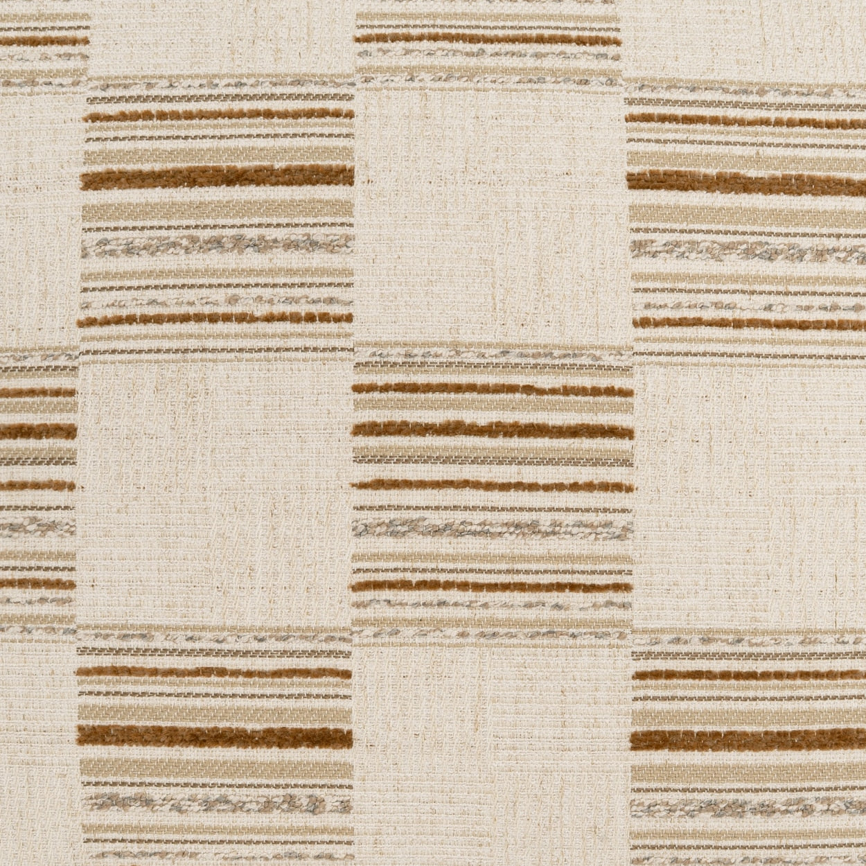 D.V. KAP HOME 4346-C-YARD Boxster Fabric - Caramel Plaid - Check, Modern, Global  Tan, Brown   - Boxster