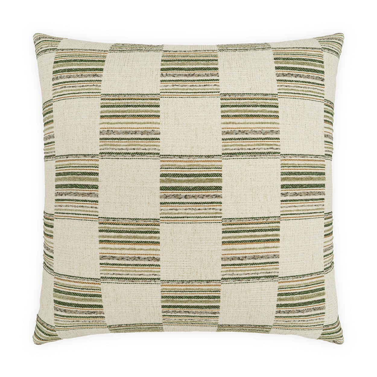 D.V. KAP HOME   24" x 24" Boxster Plaid - Check, Modern, Global    - 4346-G-2424