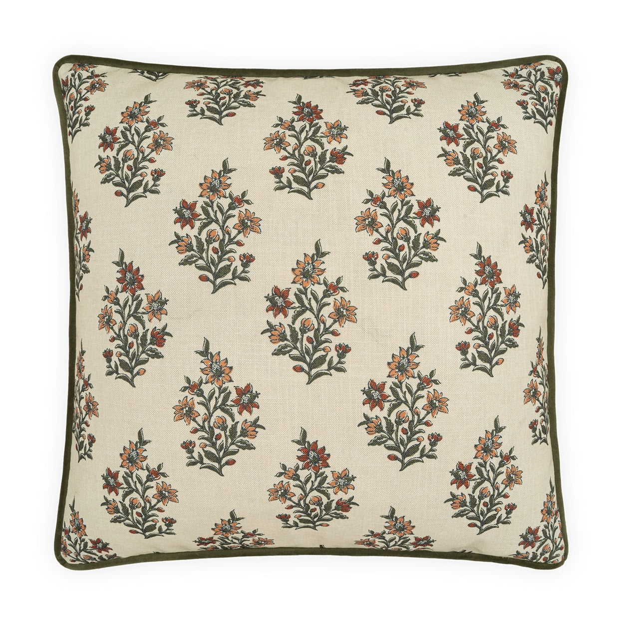 D.V. KAP HOME   24" x 24" Floren Floral, Traditional, Farmhouse    - 4347-A-2424