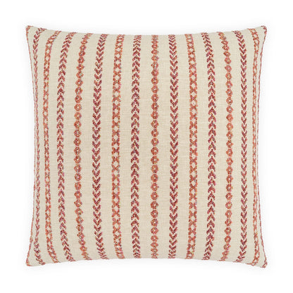 D.V. KAP HOME   24" x 24" Levan Stripes, Beach, Global, Embroidery    - 4354-G-2424