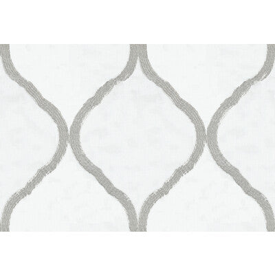 KRAVET BASICS EMBROIDERY GEOMETRIC IVORY,LIGHT GREY,   - 4360.11.0