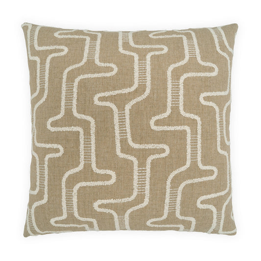 D.V. KAP HOME   24" x 24" Mazeo Modern, Abstract, Geometric, Global, embroidery    - 4361-2424