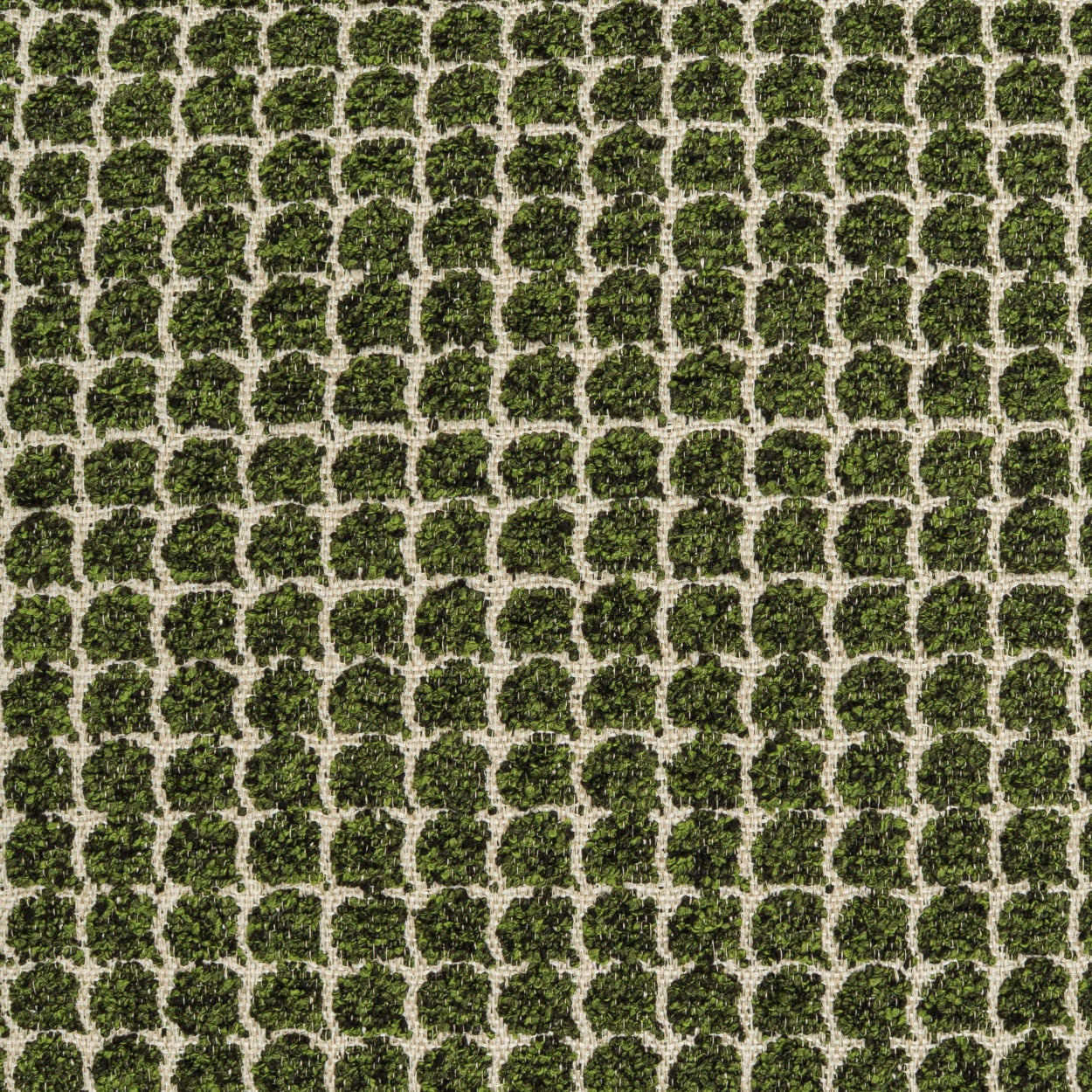 D.V. KAP HOME 4364-M-YARD Maje Fabric - Moss Circular - Dots, Modern, Farmhouse, Textured, Geometric  Green   - Maje