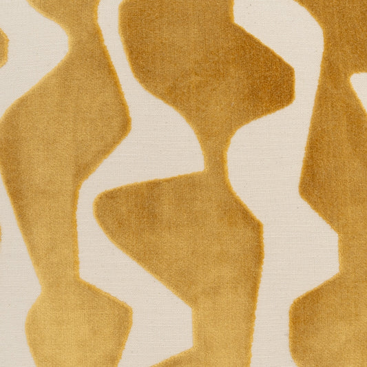 D.V. KAP HOME 4372-C-YARD Spazzio Fabric - Camel Modern, Abstract, Geometric, Transitional  Gold   - Spazzio