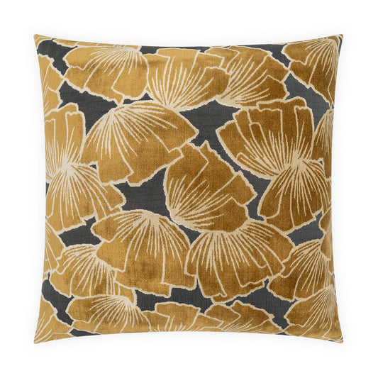 D.V. KAP HOME   24" x 24" Gweneth Abstract, Transitional, Floral    - 4374-C-2424