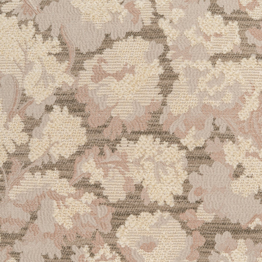 D.V. KAP HOME 4379-YARD Talulah Fabric Floral, Transitional, Farmhouse  Blush   - Talulah