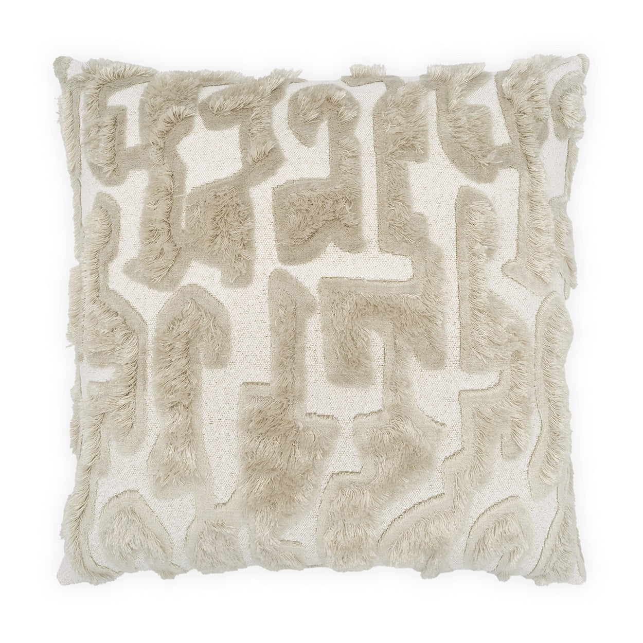 D.V. KAP HOME   24" x 24" Whitestone Textured, Transitional, Global, Abstract    - 4397-2424