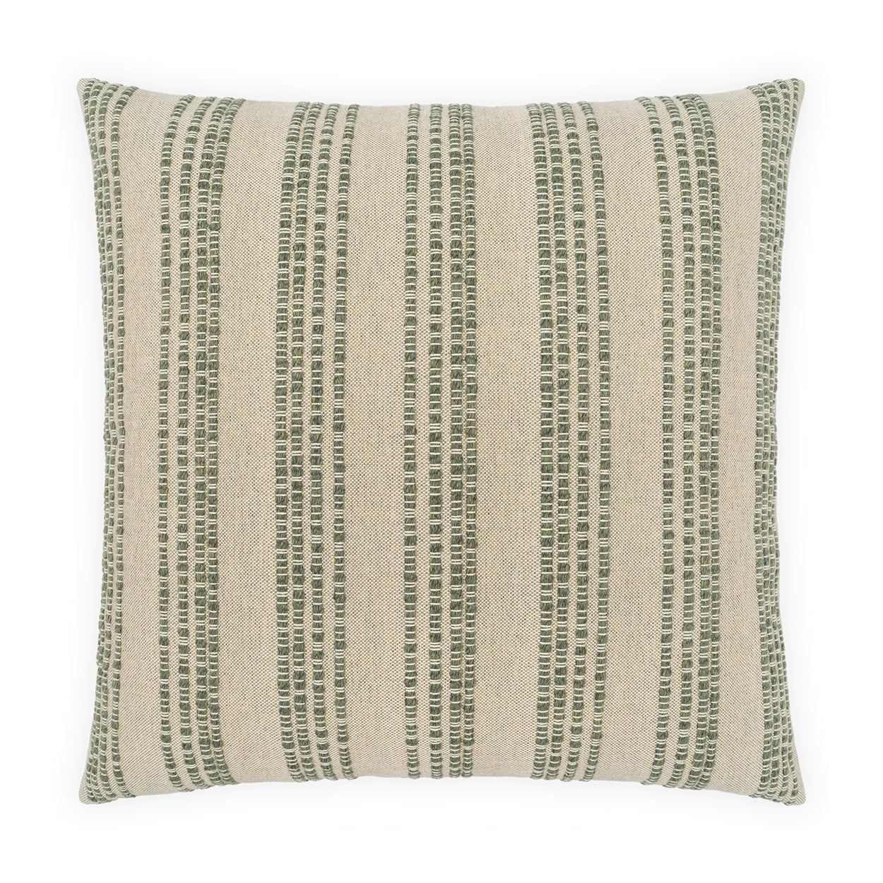 D.V. KAP HOME   24" x 24" Loom Line Stripes, Global, Farmhouse    - 4398-C-2424
